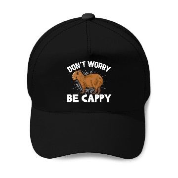 Discover Funny Capybara Baseball Caps