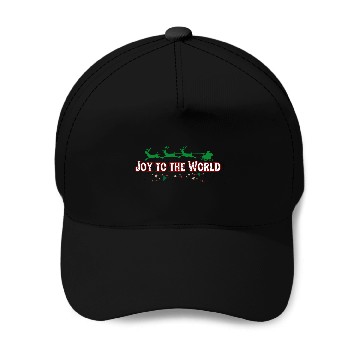 Discover Joy to the World Baseball Caps