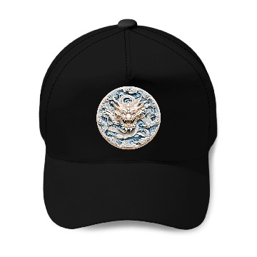 Discover Folklore Dragon Mandala Art Baseball Caps
