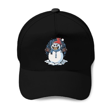 Discover frosty snowman creepy Baseball Caps
