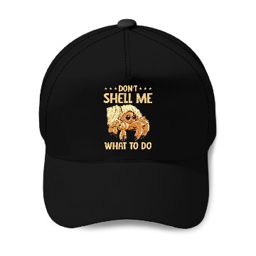 Discover Sea Creature Seafood Shells Hermit Crab Lover Baseball Caps