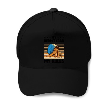 Discover Sea Creature Seafood Shells Hermit Crab Lover Baseball Caps