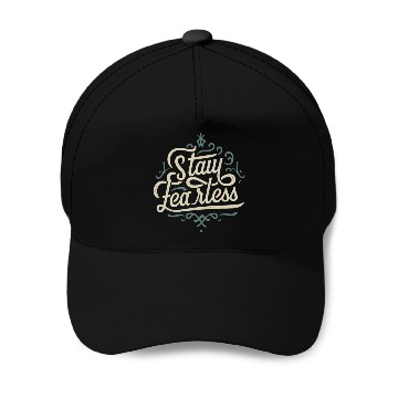 Discover Stay Fearless Baseball Caps