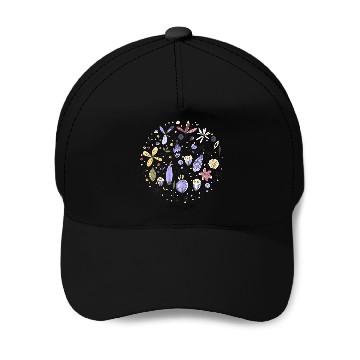 Discover White Natural Flower Baseball Caps