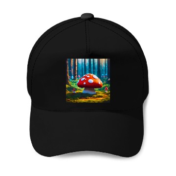 Discover Cute Mushroom Baseball Caps