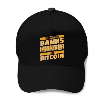 Discover Screw The Banks Use Bitcoin Blockchains Crypto Baseball Caps