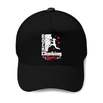 Discover Rock Climbing Lover Baseball Caps