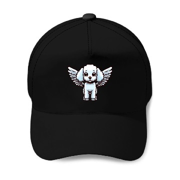 Discover Poodle Angel - Elegant Dog with Wings Baseball Caps