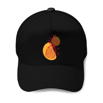 Discover Chinese New Year Lucky Red Pineapple Baseball Caps