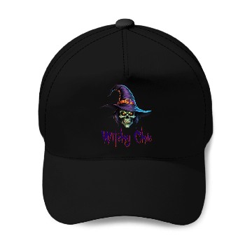 Discover Halloween witch hat Baseball Caps Design