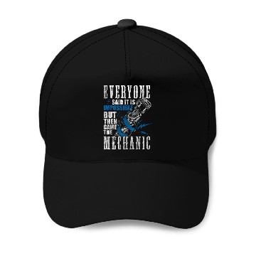 Discover Mechanic Mechatronics Engineer Hobbyist Baseball Caps