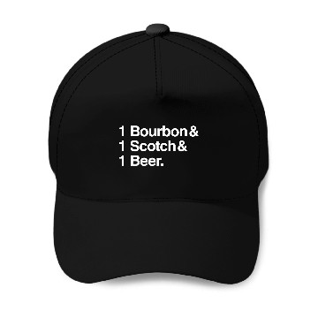 Discover 1 Bourbon 1 Scotch 1 Beer Baseball Caps