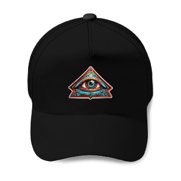 Discover secret society illuminati Baseball Caps