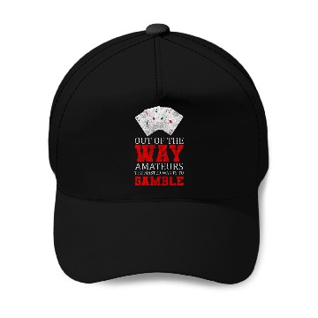 Discover Player Deck Poker Face Baseball Caps