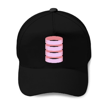 Discover Cylinder Modern Neon Shape Baseball Caps