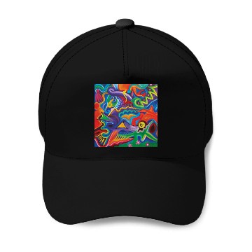 Discover Duck Flower Baseball Caps