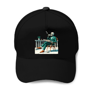 Discover Preppy skeleton Baseball Caps