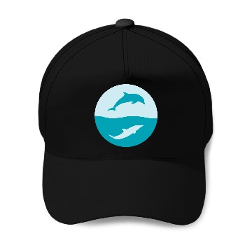 Discover Dolphin Lover Gift Idea Baseball Caps