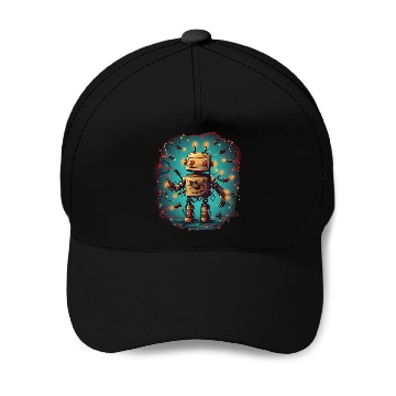 Discover Tangled Techmas Bot Baseball Caps