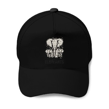 Discover Save the Elephants - Elephant Baseball Caps