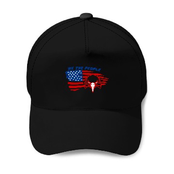 Discover American Flag Eagle Baseball Caps