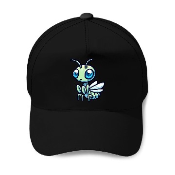 Discover Playful Mantis Cartoon Baseball Caps