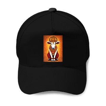 Discover hindu cow goddes art Baseball Caps