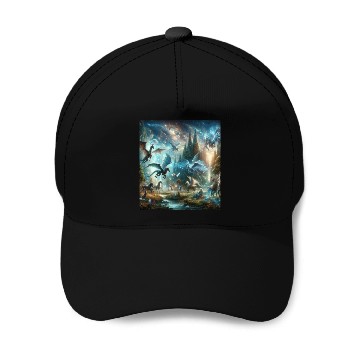Discover Fantasy Mythical Winged Creatures Baseball Caps