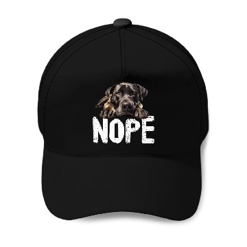 Discover Great dane Nope Baseball Caps