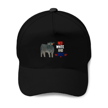 Discover Red White And Beef Baseball Caps
