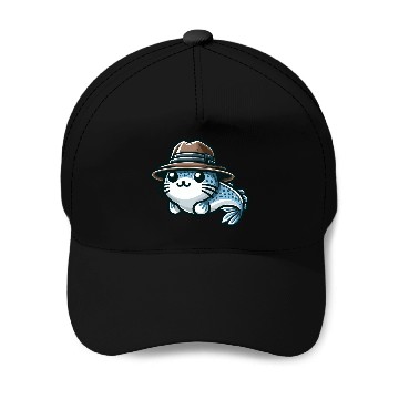 Discover Stylish Catfish with Hat Baseball Caps