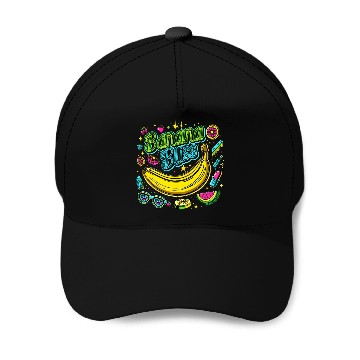 Discover Banana: Banana Bliss Baseball Caps