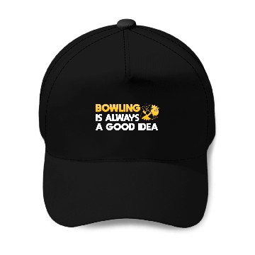 Discover Bowling Lover Bowling Player Baseball Caps
