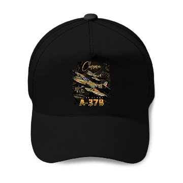Discover Cessna A-37 Dragonfly American Light Attack Plane Baseball Caps