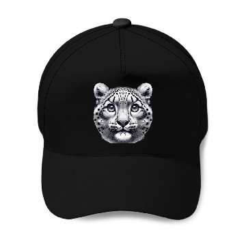 Discover Snow Leopard Leopard White Leopard Baseball Caps