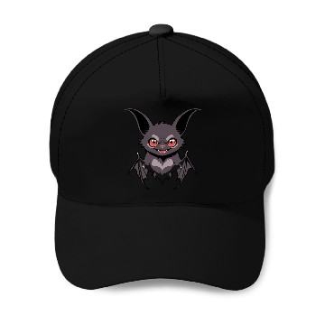 Discover Unique Bat Illustration Baseball Caps