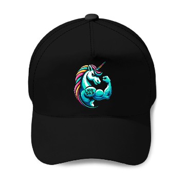 Discover Unicorn I Love Dad Baseball Caps