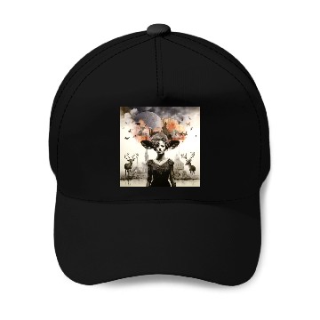Discover Lets go Bambi Baseball Caps