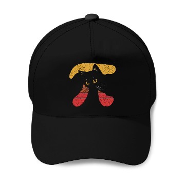 Discover Funny Black Cat Pi Day Baseball Caps