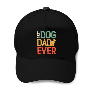 Discover Best Dog Dad Ever Baseball Caps