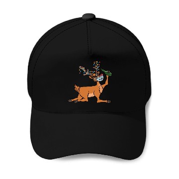 Discover Drunk Reindeer Party-goer Gift Baseball Caps