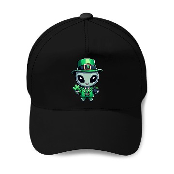 Discover St. Patrick's Day Alien Extraterrestrial Baseball Caps
