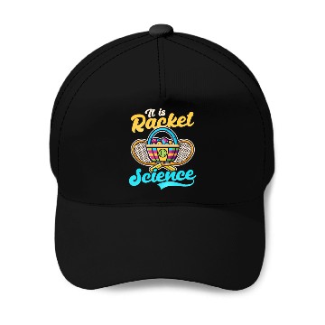Discover Tennis Easter Racket Science Baseball Caps