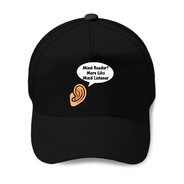Discover Psychologist Mind Reader? More Mind Listener Baseball Caps