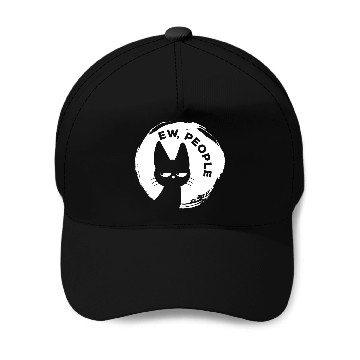 Discover Funny Cat - Ew People Baseball Caps