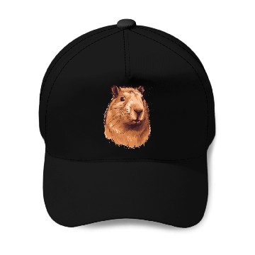 Discover Capybara In Nature Baseball Caps