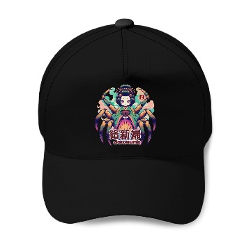 Discover Jorogumo: Japanese Spider Devil Baseball Caps