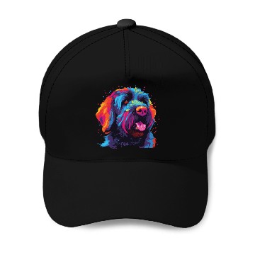 Discover Colorful Russian Black Terrier Baseball Caps