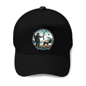 Discover TactiCraft Elk Bow Hunter Baseball Caps