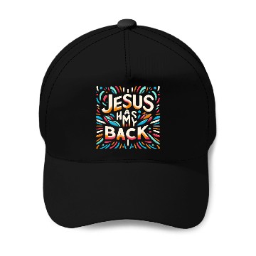 Discover Jesus Has My Back 29 Baseball Caps